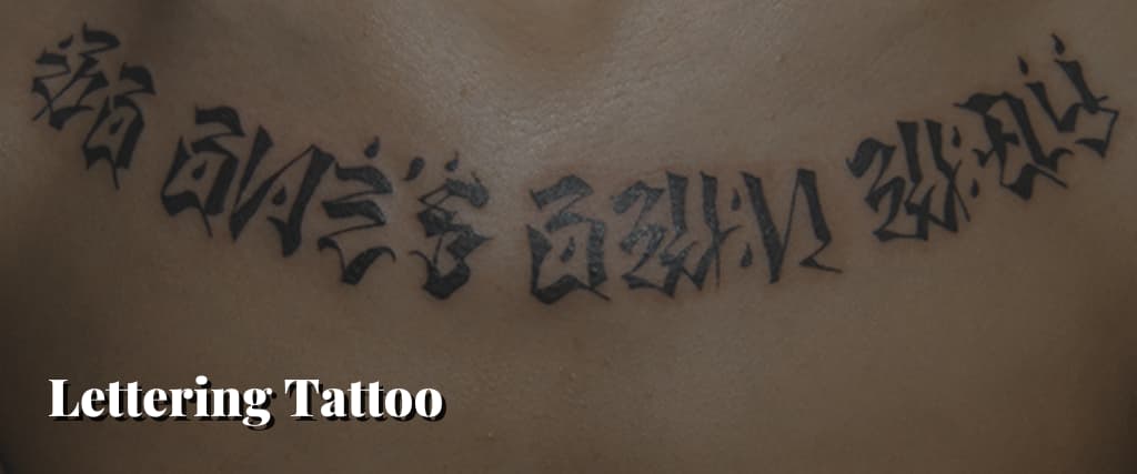 Lettering-Tattoo