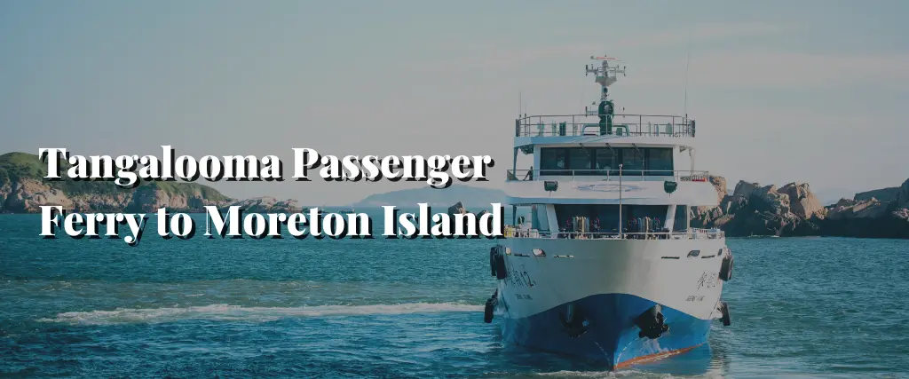 Tangalooma Passenger Ferry to Moreton Island