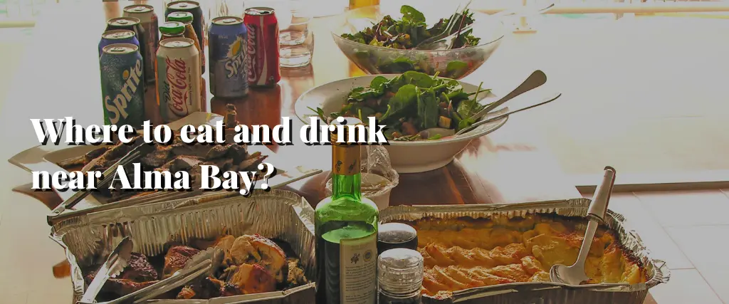 Where to eat and drink near Alma Bay
