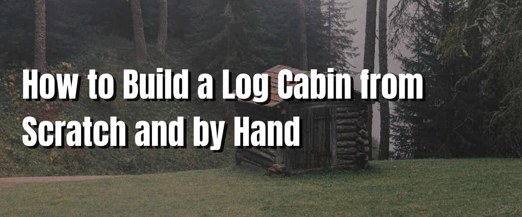 How to Build a Log Cabin from Scratch and by Hand (1)