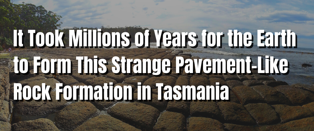 It Took Millions of Years for the Earth to Form This Strange Pavement-Like Rock Formation in Tasmania (1)