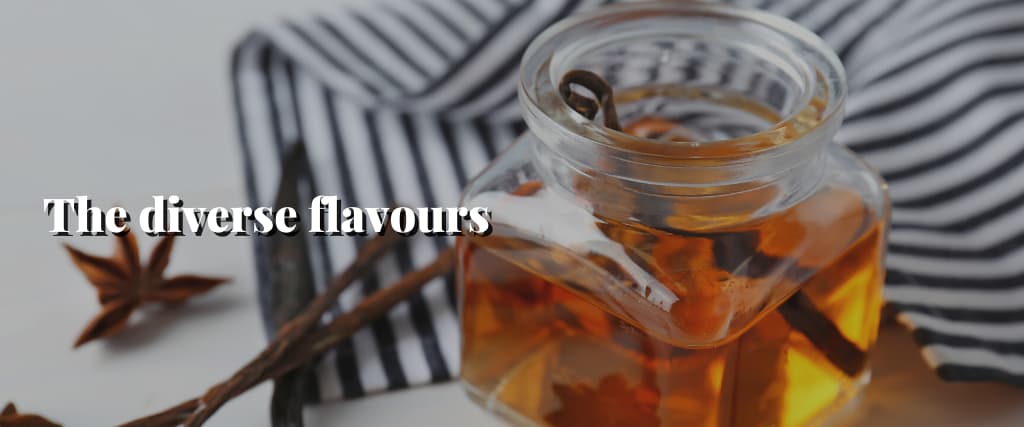 The diverse flavours