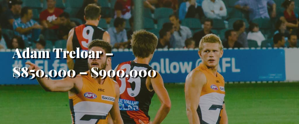 Adam Treloar – $850,000 – $900,000